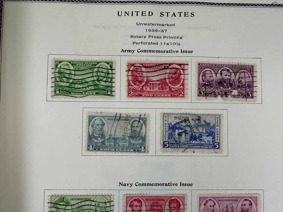 The American Album For United States Stamps Book - See Photos For Sampling Of U.S. Postage Stamps (Not All Stamps Are Photographed) [Photo 44]