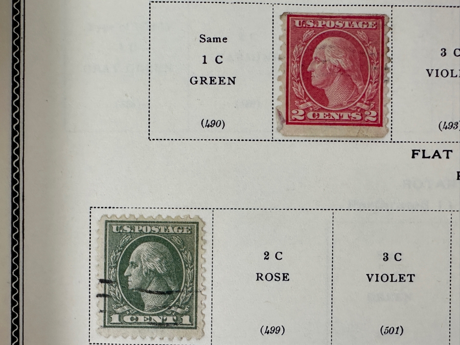 The American Album For United States Stamps Book - See Photos For Sampling Of U.S. Postage Stamps (Not All Stamps Are Photographed) [Photo 22]