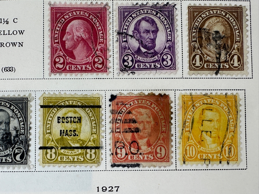 The American Album For United States Stamps Book - See Photos For Sampling Of U.S. Postage Stamps (Not All Stamps Are Photographed) [Photo 30]