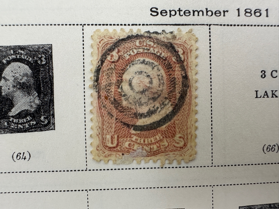 The American Album For United States Stamps Book - See Photos For Sampling Of U.S. Postage Stamps (Not All Stamps Are Photographed) [Photo 5]