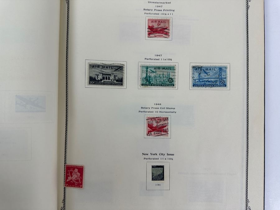 The American Album For United States Stamps Book - See Photos For Sampling Of U.S. Postage Stamps (Not All Stamps Are Photographed) [Photo 41]