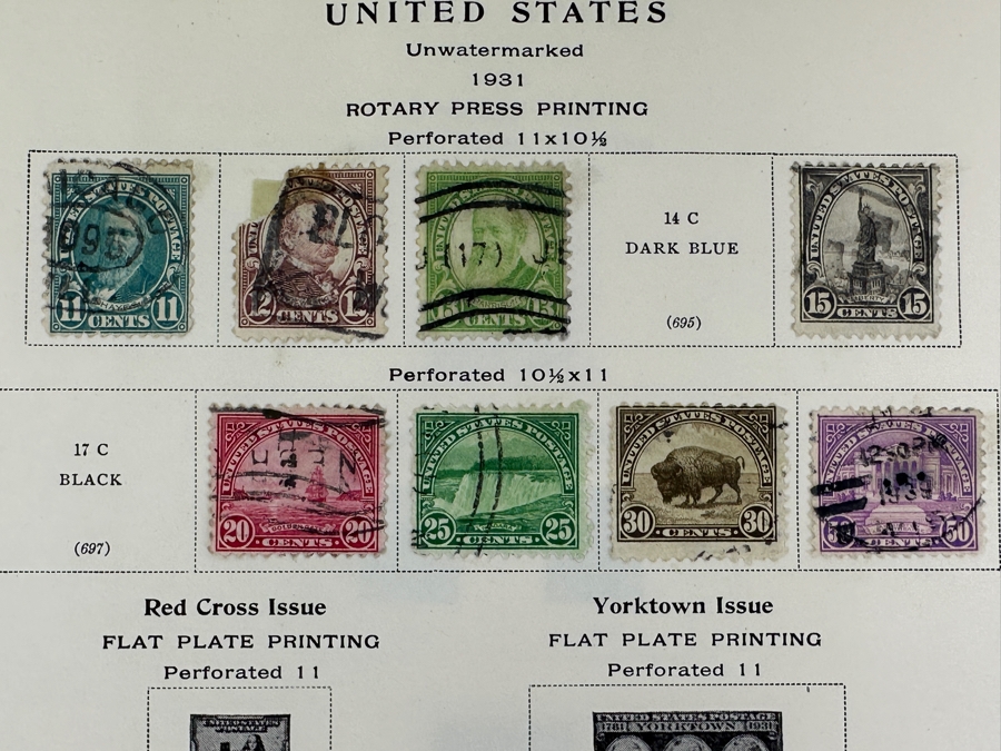 The American Album For United States Stamps Book - See Photos For Sampling Of U.S. Postage Stamps (Not All Stamps Are Photographed) [Photo 33]