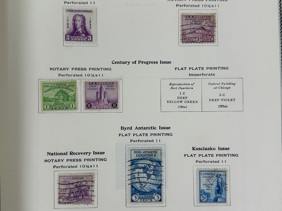 The American Album For United States Stamps Book - See Photos For Sampling Of U.S. Postage Stamps (Not All Stamps Are Photographed) [Photo 38]