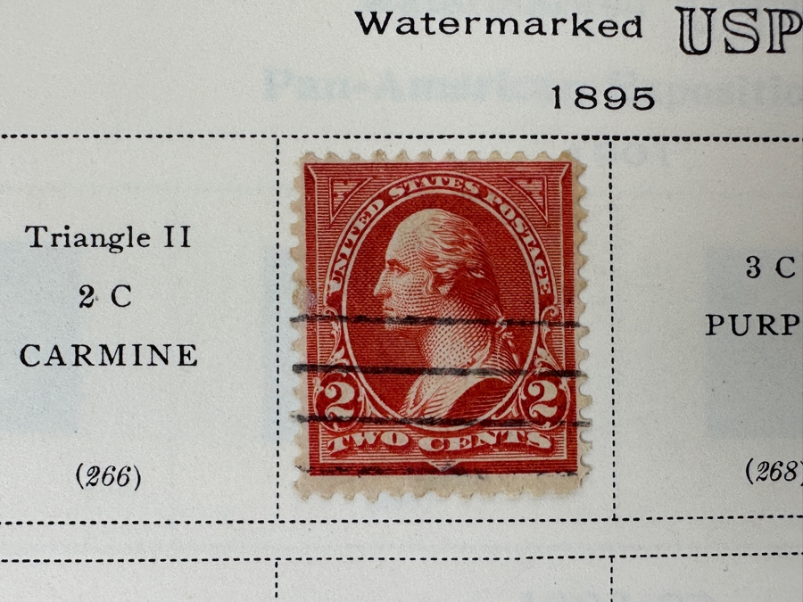 The American Album For United States Stamps Book - See Photos For Sampling Of U.S. Postage Stamps (Not All Stamps Are Photographed) [Photo 16]