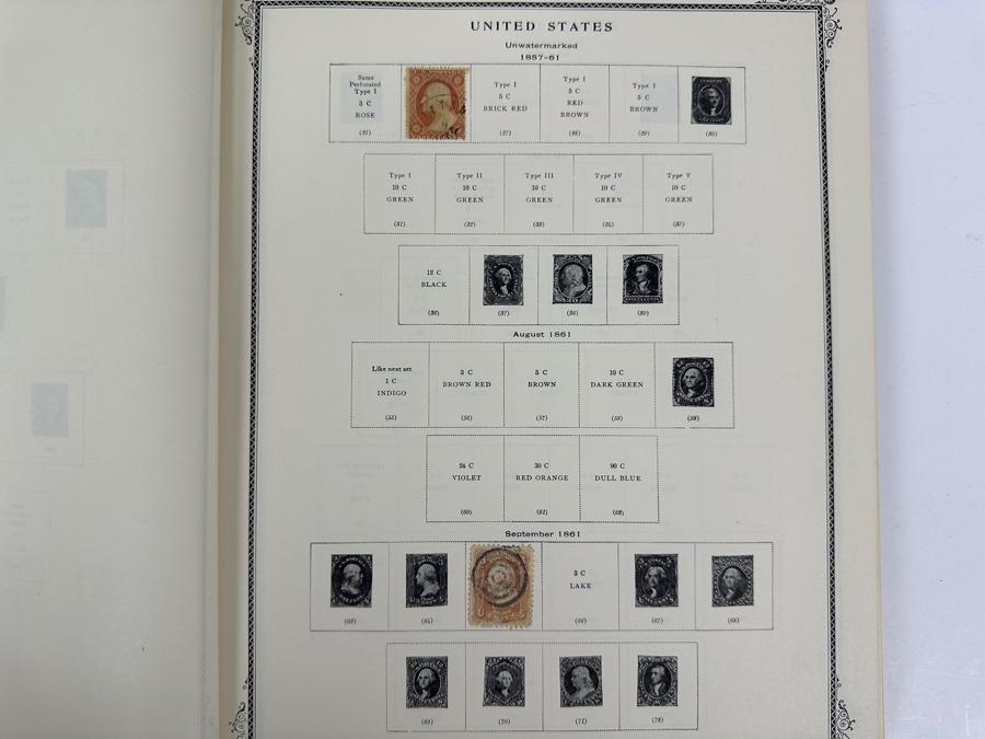 The American Album For United States Stamps Book - See Photos For Sampling Of U.S. Postage Stamps (Not All Stamps Are Photographed) [Photo 3]