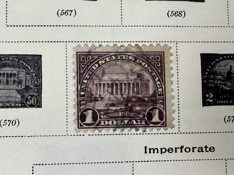 The American Album For United States Stamps Book - See Photos For Sampling Of U.S. Postage Stamps (Not All Stamps Are Photographed) [Photo 24]