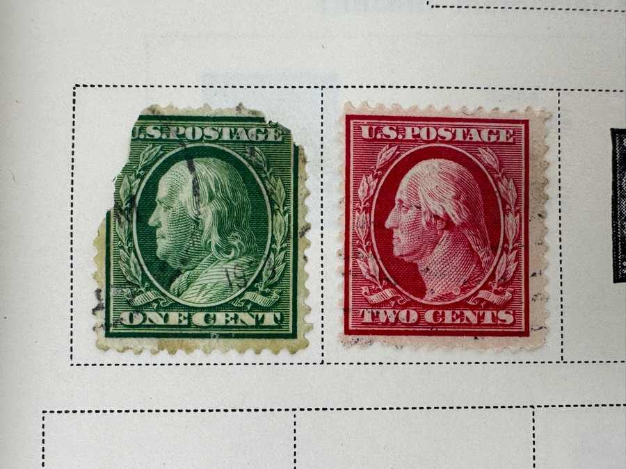 The American Album For United States Stamps Book - See Photos For Sampling Of U.S. Postage Stamps (Not All Stamps Are Photographed) [Photo 19]