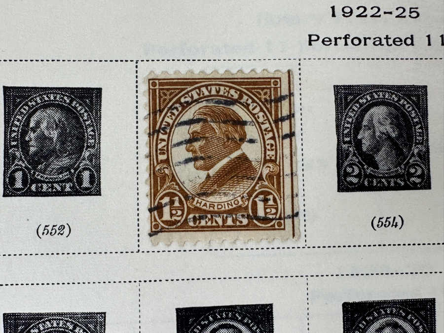 The American Album For United States Stamps Book - See Photos For Sampling Of U.S. Postage Stamps (Not All Stamps Are Photographed) [Photo 23]