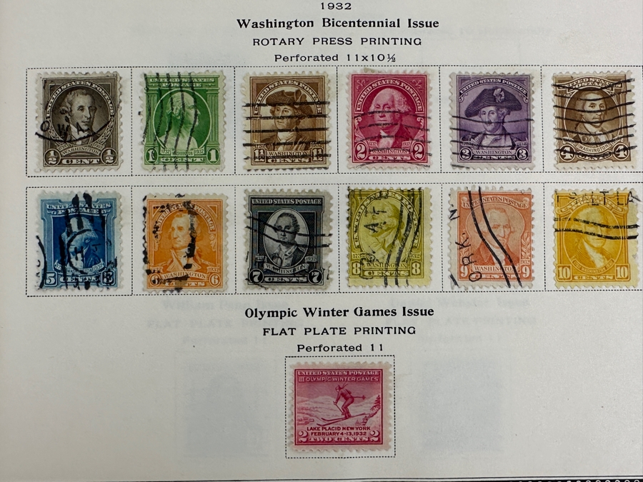 The American Album For United States Stamps Book - See Photos For Sampling Of U.S. Postage Stamps (Not All Stamps Are Photographed) [Photo 34]