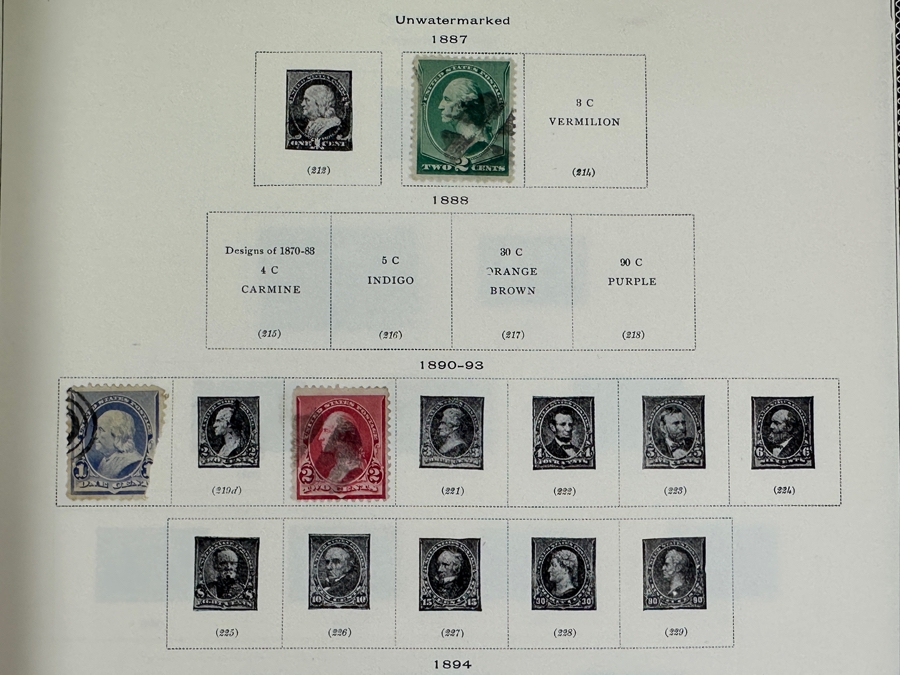 The American Album For United States Stamps Book - See Photos For Sampling Of U.S. Postage Stamps (Not All Stamps Are Photographed) [Photo 9]