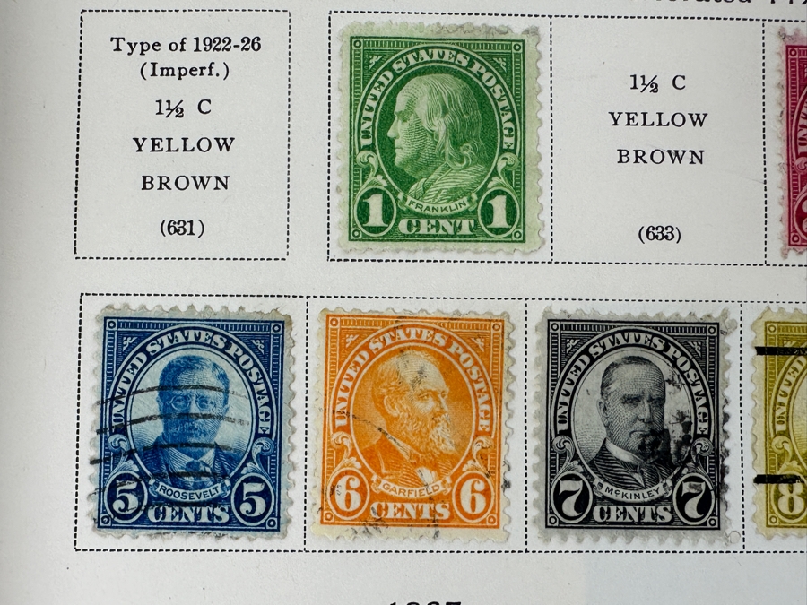 The American Album For United States Stamps Book - See Photos For Sampling Of U.S. Postage Stamps (Not All Stamps Are Photographed) [Photo 29]