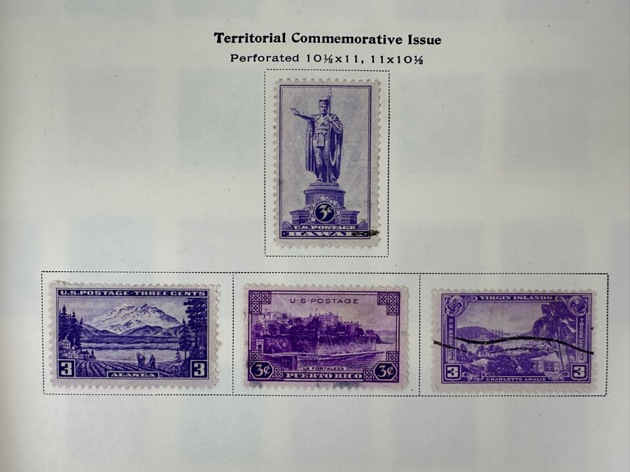 The American Album For United States Stamps Book - See Photos For Sampling Of U.S. Postage Stamps (Not All Stamps Are Photographed) [Photo 43]
