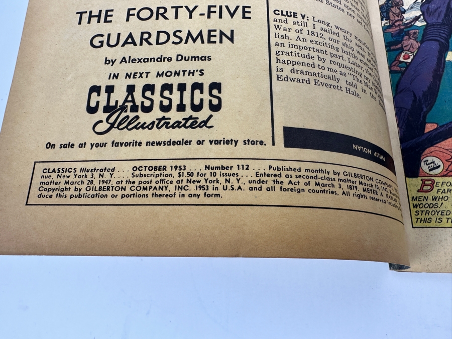 Classics Illustrated #112 The Adventures Of Kit Carson Vintage 1953 15 Cent Comic Book [Photo 4]