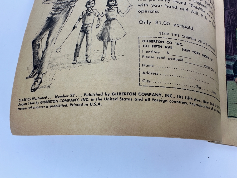 Classics Illustrated #23 Oliver Twist By Charles Dickens Vintage 1964 15 Cent Comic Book [Photo 4]