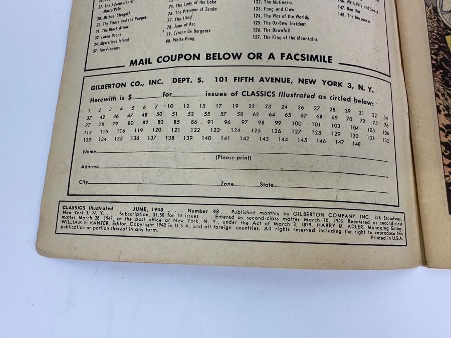 Classics Illustrated #48 David Copperfield By Charles Dickens Vintage 1948 15 Cent Comic Book [Photo 4]