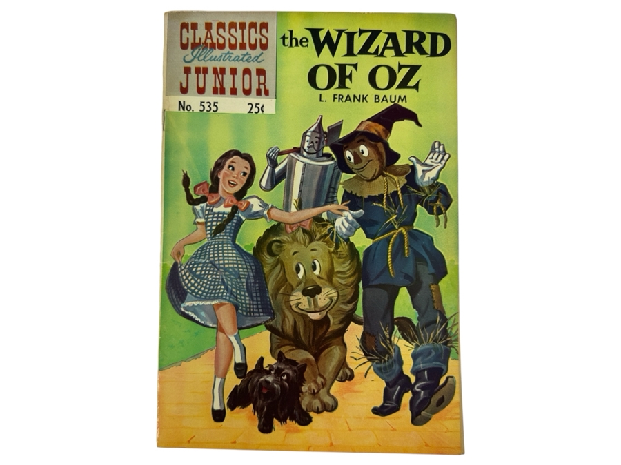 Classics Illustrated Junior #535 The Wizard Of Oz By L. Frank Baum Vintage 1971 25 Cent Comic Book