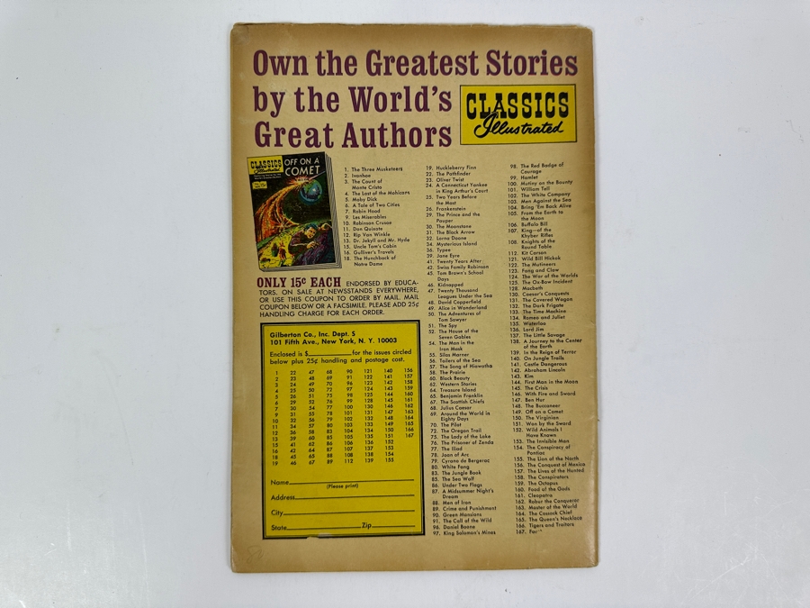 Classics Illustrated #90 Green Mansions By W. H. Hudson Vintage 1966 15 Cent Comic Book [Photo 2]