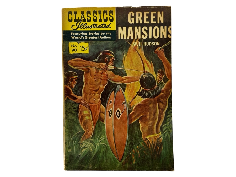 Classics Illustrated #90 Green Mansions By W. H. Hudson Vintage 1966 15 Cent Comic Book