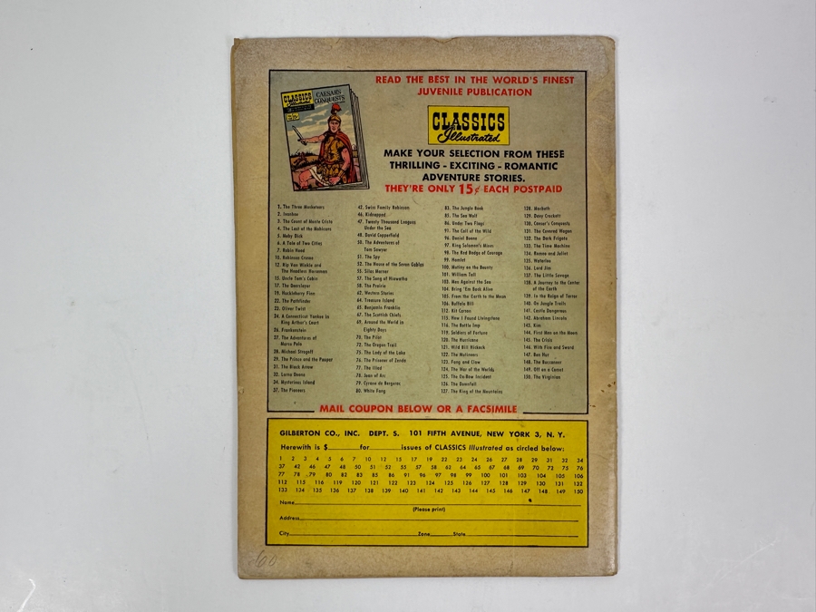 Classics Illustrated #83 The Jungle Book By Rudyard Kipling Vintage 1951 15 Cent Comic Book [Photo 2]