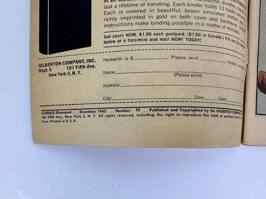 Classics Illustrated #22 Two Years Before The Mast By R. H. Dane, Jr. Vintage 1963 15 Cent Comic Book [Photo 4]