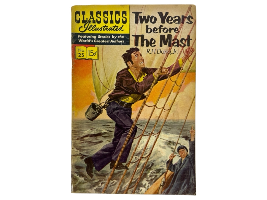 Classics Illustrated #22 Two Years Before The Mast By R. H. Dane, Jr. Vintage 1963 15 Cent Comic Book