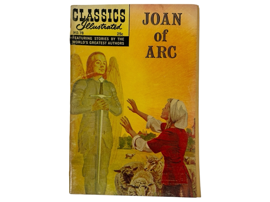 Classics Illustrated #78 Joan Of Arc Vintage 1969 25 Cent Comic Book