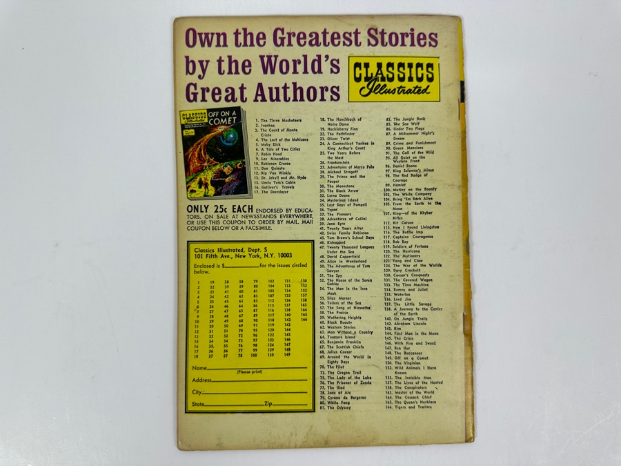 Classics Illustrated #78 Joan Of Arc Vintage 1969 25 Cent Comic Book [Photo 2]