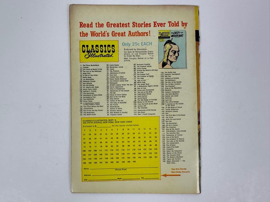 Classics Illustrated #1 The Three Musketeers By Alexandre Dumas Vintage 1971 25 Cent Comic Book [Photo 2]