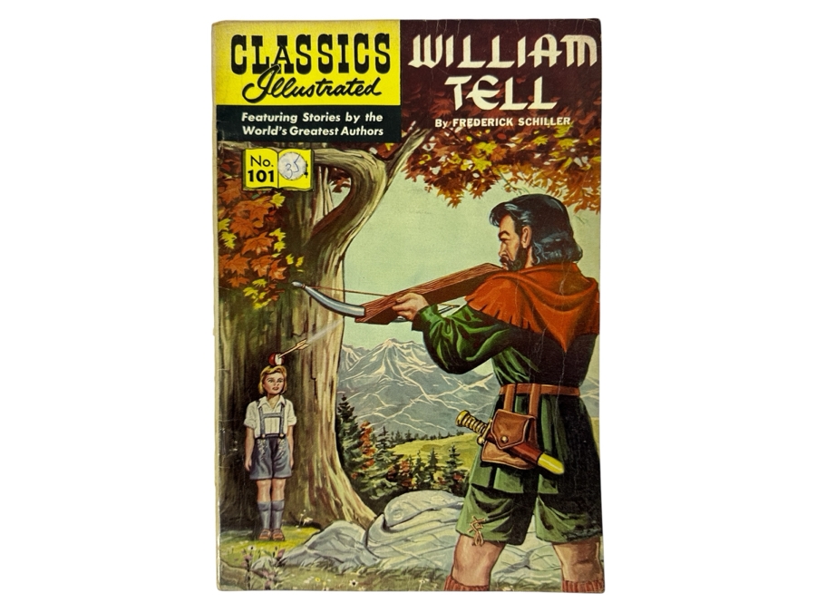 Classics Illustrated #101 William Tell By Frederick Schiller Vintage 1969 25 Cent Comic Book