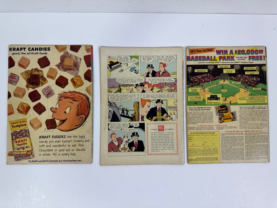 (3) Vintage Dell Comics 10 Cent Comic Books: Hi-Yo Silver, Rin Tin Tin & Nancy And Sluggo [Photo 6]