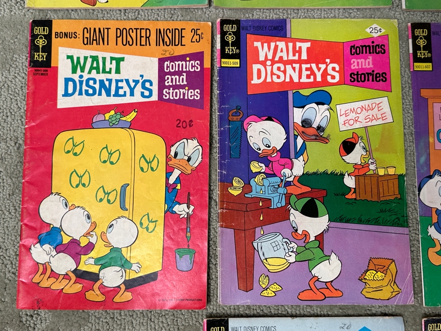 (10) Gold Key Comics Walt Disney's Comics And Stories 25 Cent Comic Books [Photo 4]