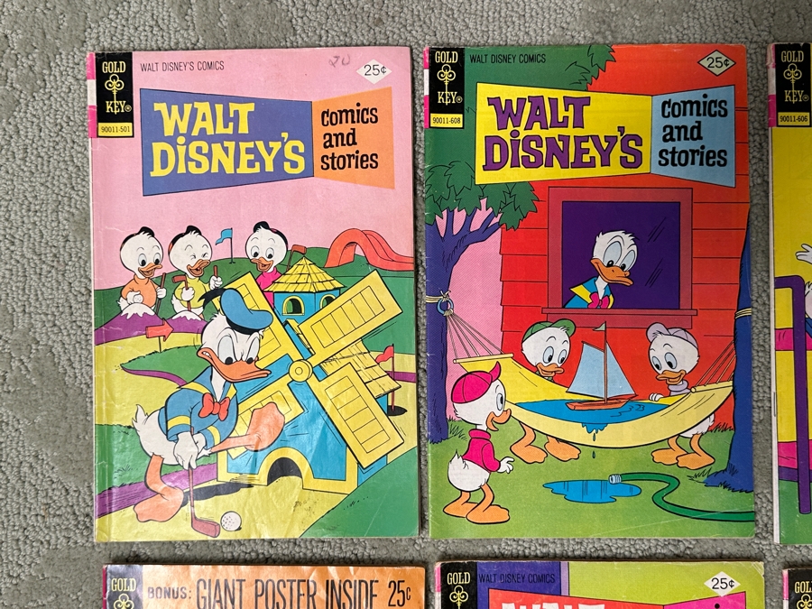 (10) Gold Key Comics Walt Disney's Comics And Stories 25 Cent Comic Books [Photo 2]