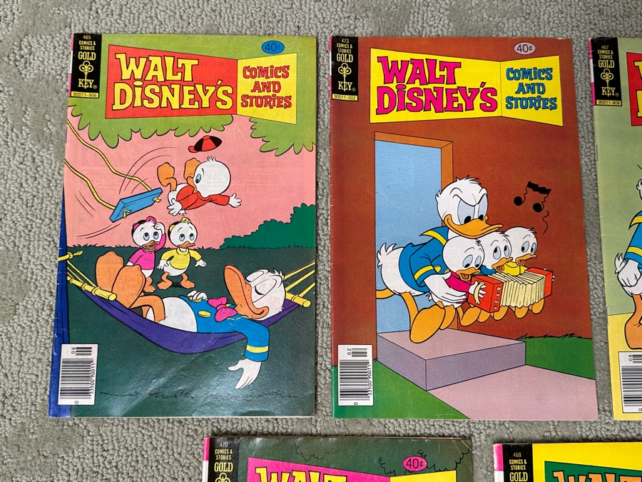 (9) Gold Key Comics Walt Disney's Comics And Stories 40 Cent Comic Books [Photo 2]