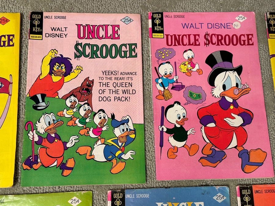 (9) Gold Key Comics Walt Disney's Uncle Scrooge 25 Cent Comic Books [Photo 3]