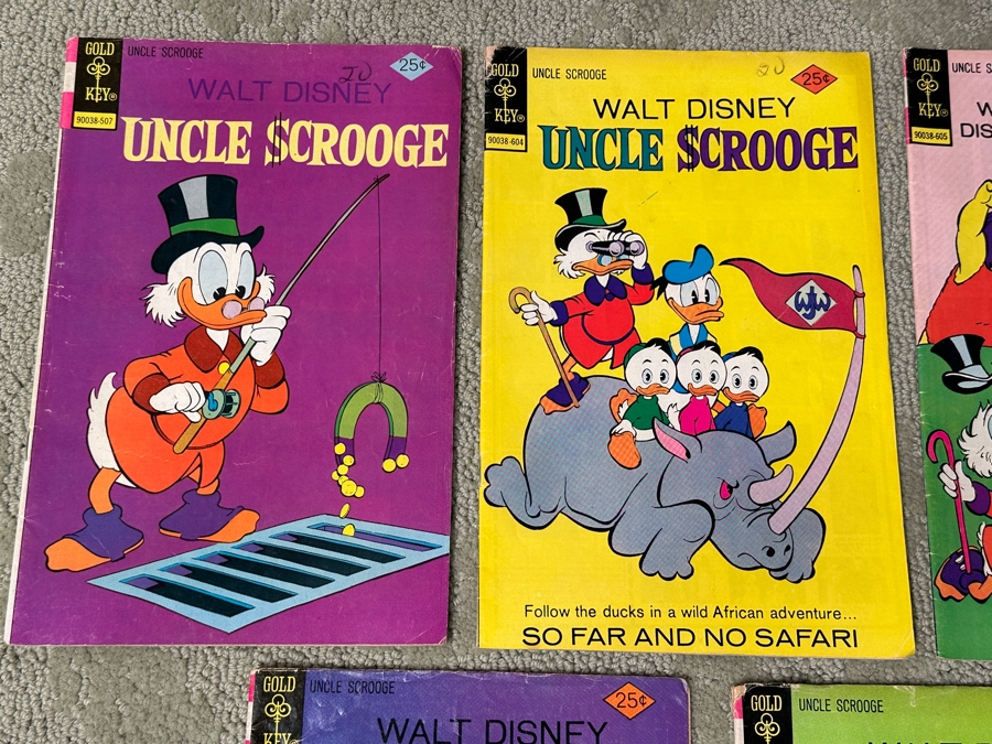 (9) Gold Key Comics Walt Disney's Uncle Scrooge 25 Cent Comic Books [Photo 2]