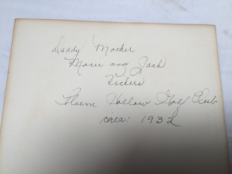 Vintage 1932 Hand Colored B&W Photograph Plum Hollow Golf Club Near Detriot MI [Photo 4]