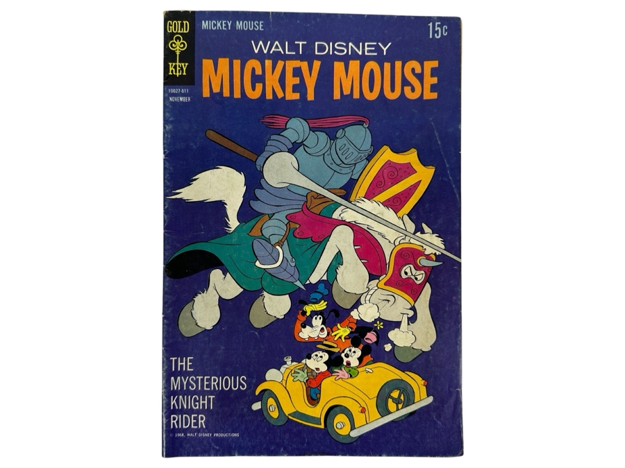 Gold Key Comics Walt Disney's Mickey Mouse #119 Vintage 1968 12 Cent Comic Book