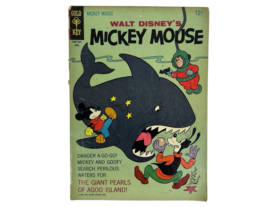 Gold Key Comics Walt Disney's Mickey Mouse #106 Vintage 1966 12 Cent Comic Book