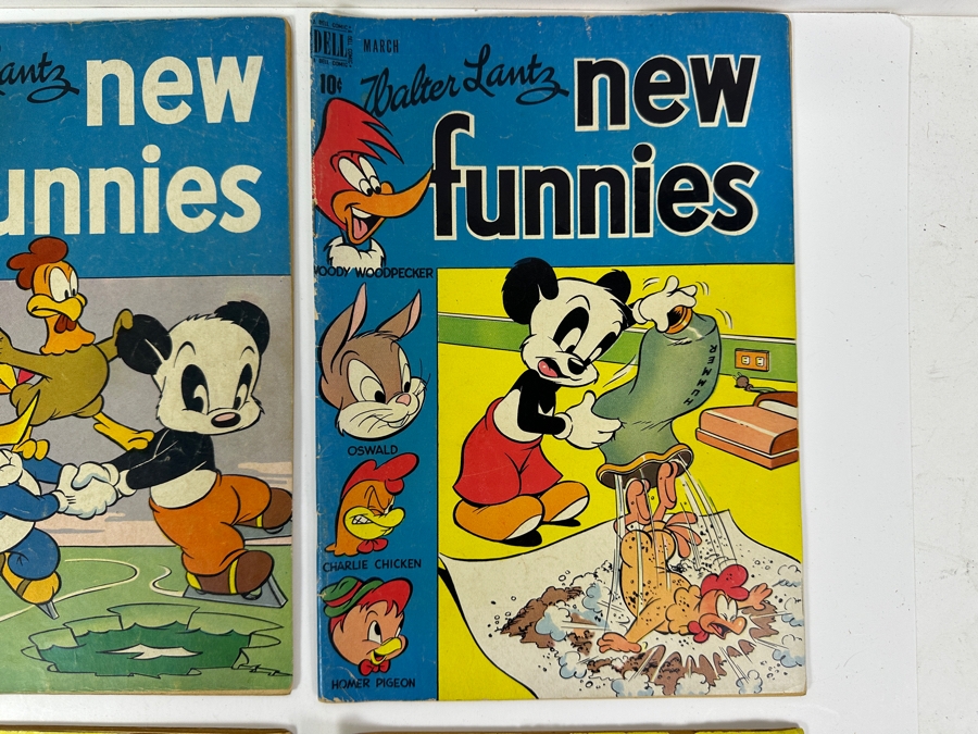 (6) Dell Comics Walter Lantz New Funnies 10 Cent Comic Books [Photo 5]