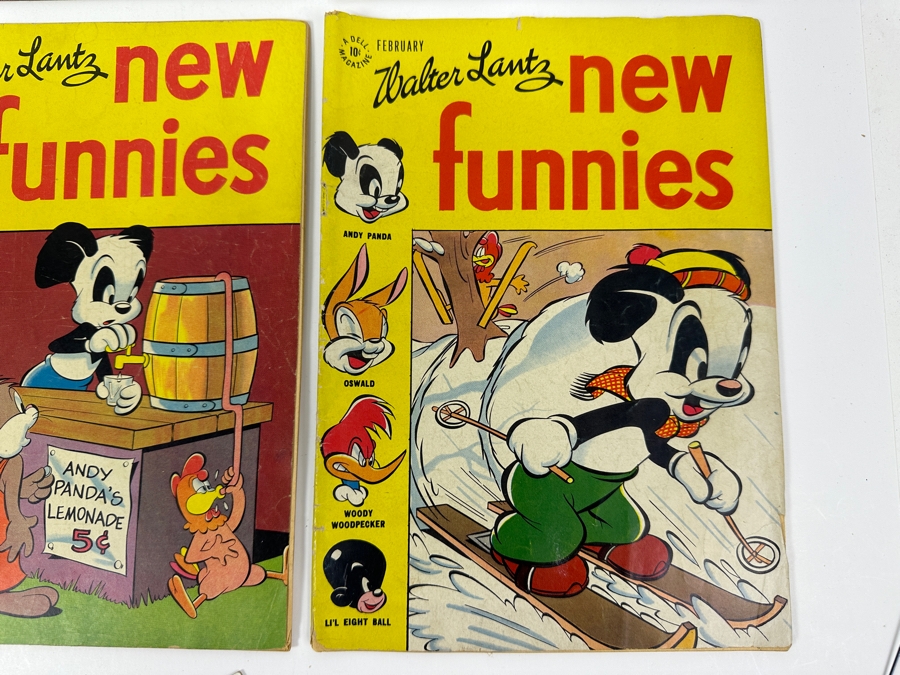 (6) Dell Comics Walter Lantz New Funnies 10 Cent Comic Books [Photo 8]