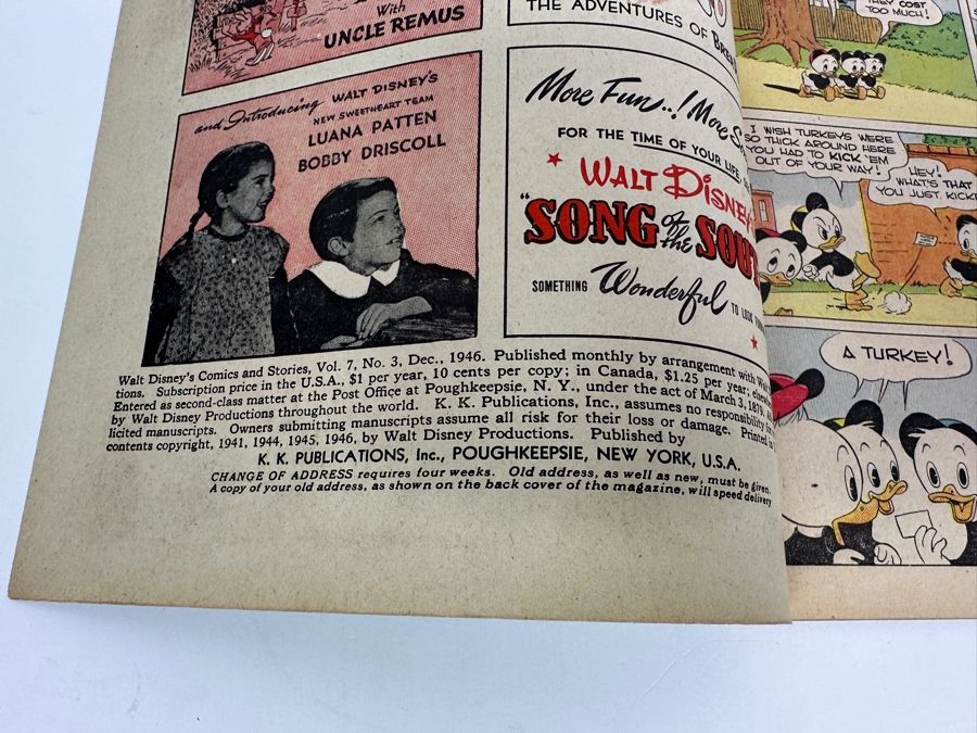 Walt Disney's Comics And Stories #75 K. K. Publications Vintage 1946 10 Cent Comic Book Valued Ungraded: $34, 6.0: $256, 8.0: $457 [Photo 7]