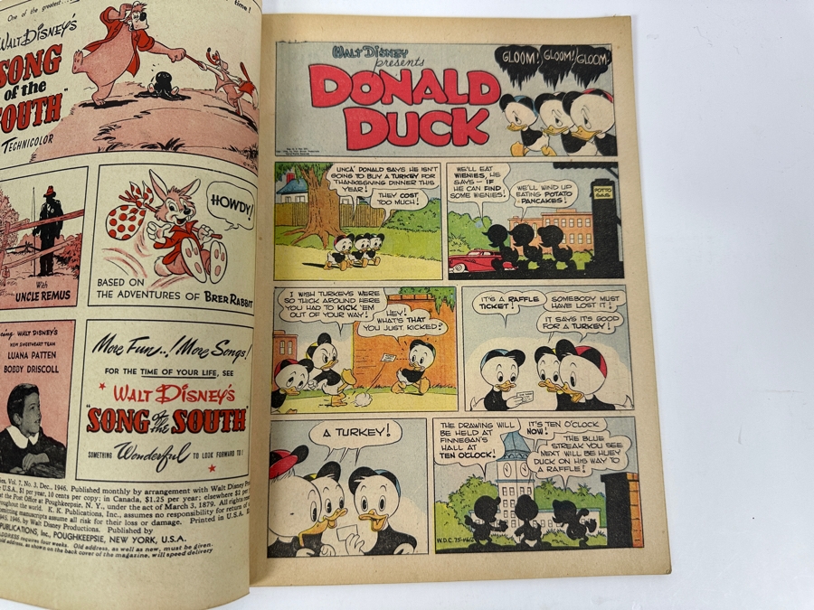 Walt Disney's Comics And Stories #75 K. K. Publications Vintage 1946 10 Cent Comic Book Valued Ungraded: $34, 6.0: $256, 8.0: $457 [Photo 6]