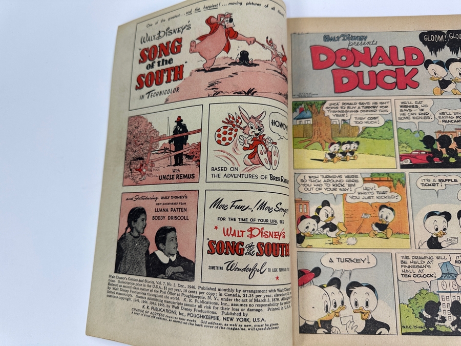 Walt Disney's Comics And Stories #75 K. K. Publications Vintage 1946 10 Cent Comic Book Valued Ungraded: $34, 6.0: $256, 8.0: $457 [Photo 5]