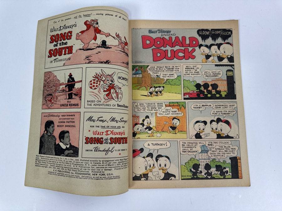 Walt Disney's Comics And Stories #75 K. K. Publications Vintage 1946 10 Cent Comic Book Valued Ungraded: $34, 6.0: $256, 8.0: $457 [Photo 4]