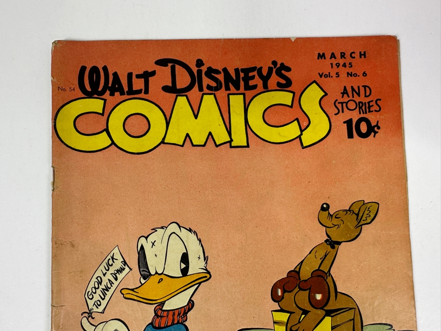 Walt Disney's Comics And Stories #54 K. K. Publications Vintage 1945 10 Cent Comic Book Valued Ungraded: $34 [Photo 2]