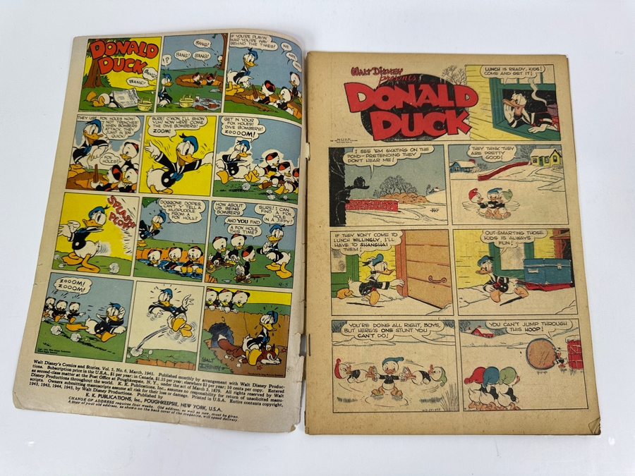 Walt Disney's Comics And Stories #54 K. K. Publications Vintage 1945 10 Cent Comic Book Valued Ungraded: $34 [Photo 4]