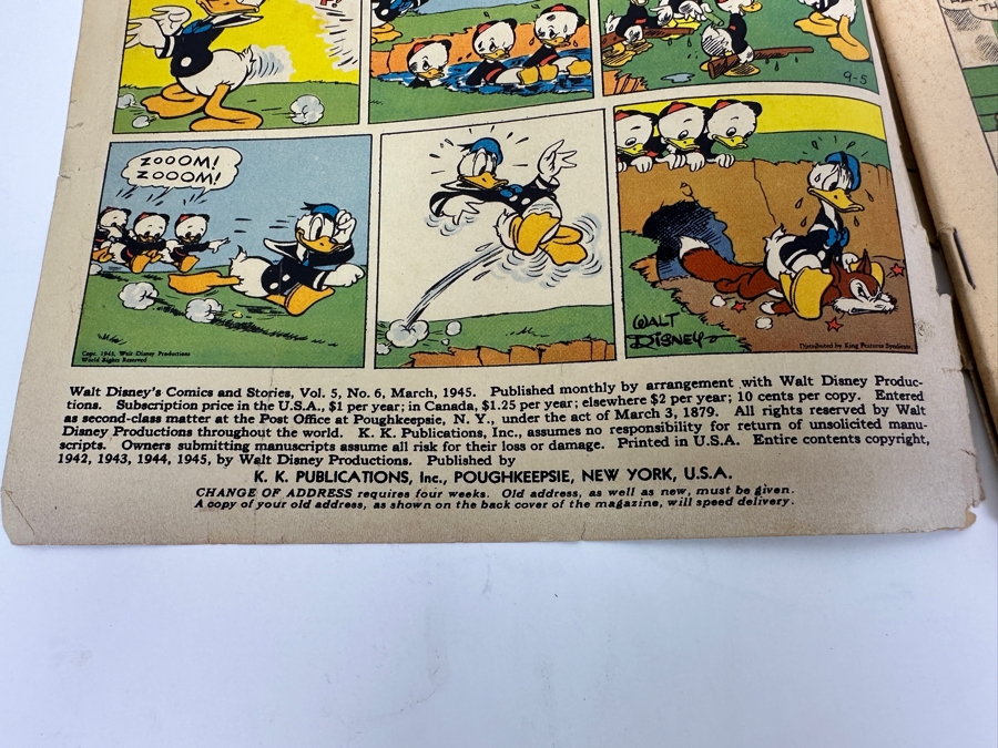 Walt Disney's Comics And Stories #54 K. K. Publications Vintage 1945 10 Cent Comic Book Valued Ungraded: $34 [Photo 5]