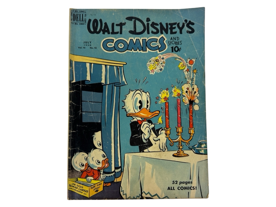 Walt Disney's Comics And Stories #118 K. K. Publications Vintage 1950 10 Cent Comic Book
