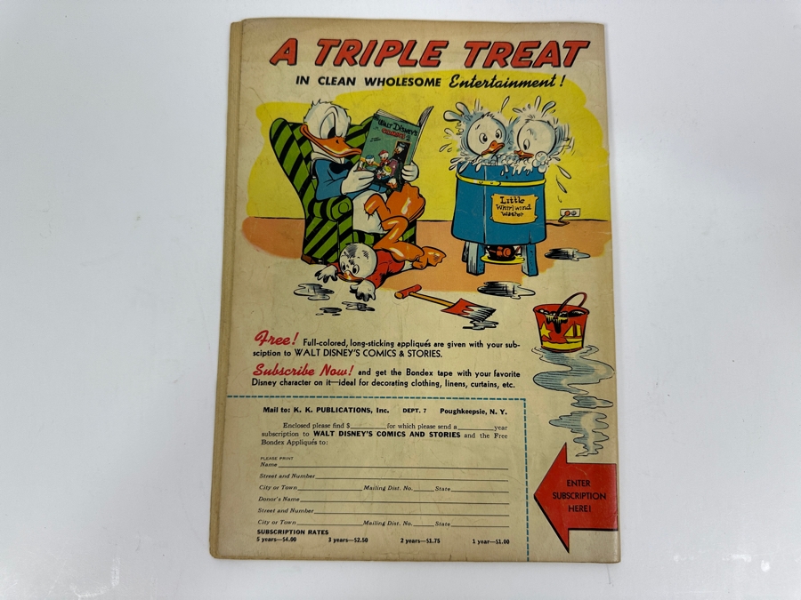 Walt Disney's Comics And Stories #118 K. K. Publications Vintage 1950 10 Cent Comic Book [Photo 2]