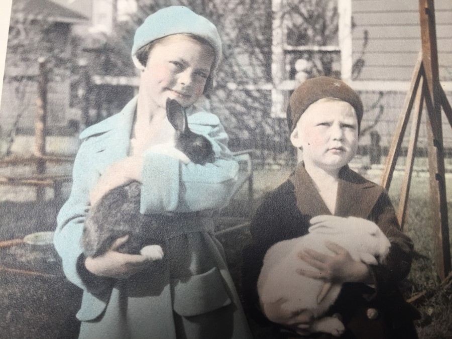 Vintage 1930's Hand Colored B&W Photograph  [Photo 2]